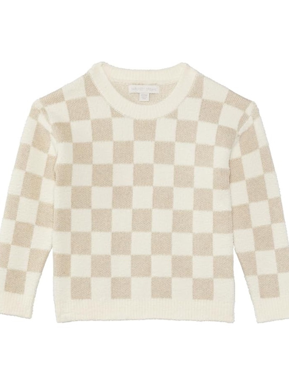 Barefoot Dreams Cozy Cotton Checkered Pullover NWT XL - Picture 4 of 10